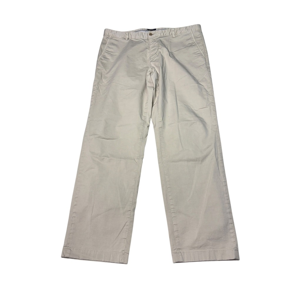 Paul & Shark Yachting Mens Beige Stretch Cotton Chinos Pants Size 52 IT 36x29